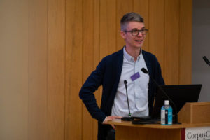 Stephan Uphoff at the Annual Fellows' Meeting 2021