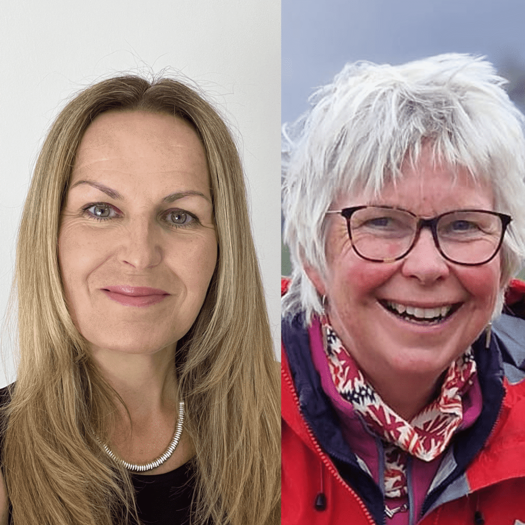 Head shots of Julie Goodley (left) and Sally Burtles (right)